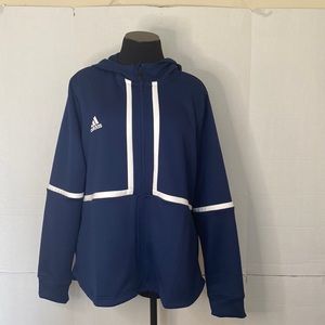 Adidas Woman Under The Lights Navy Blue Full Zip Jacket Size 2XL. . NWT